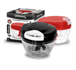 Processador Manual De Alimentos de 500ML 3 lâminas - Original